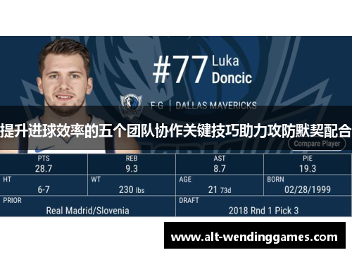 提升进球效率的五个团队协作关键技巧助力攻防默契配合