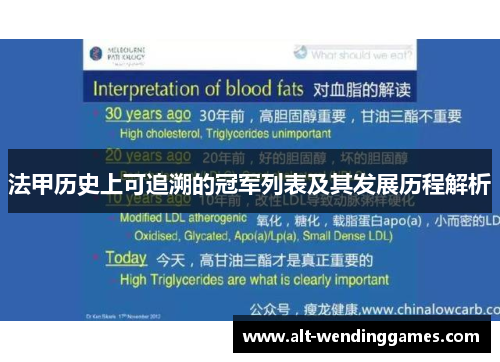 法甲历史上可追溯的冠军列表及其发展历程解析